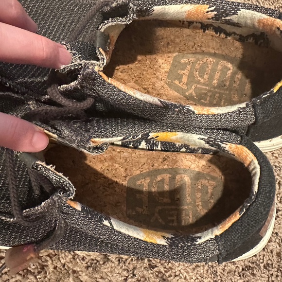 Men’s Hey Dude Wally Knit Charcoal shoes - Picture 5 of 6